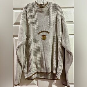 Vintage Weekends Sweater Adventure Men 3X Tall Beige Protect The Planet